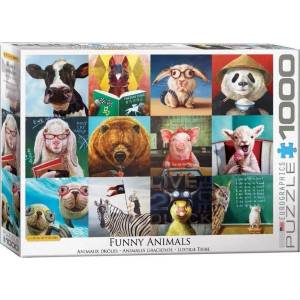 EUROGRAPHICS - Puzzle Funny Animals 1000 - 1 000 piese