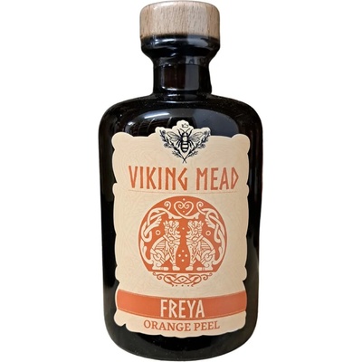 Hřebečská medovina Viking Mead Freya Orange Peel staročeská 0,5 l
