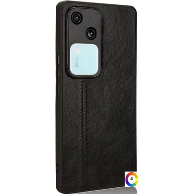 vivo S18 5G / V23 5G Удароустойчив Sewing Cow Pattern Калъф и Скрийн Протектор