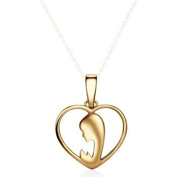 SAVICKI Висулка със сърце savicki: жълто злато