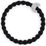 By Eloise London Silver Diamanté Moon Black