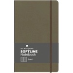 The Writing Fields Бележник с ластик Softline 13х 21см Cappucino