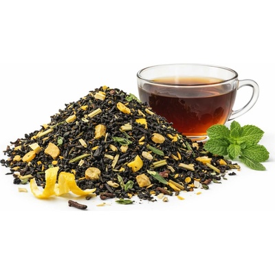 QuickTea Assam citrus & máta černý čaj 50 g
