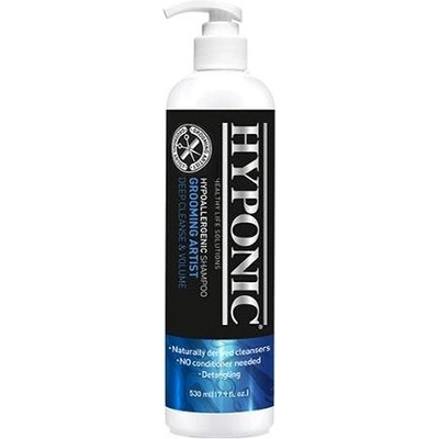 Hyponic Grooming Artist Hluboce Čistící a Objemový šampon pro psy 530 ml