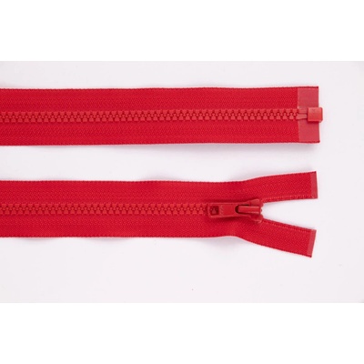 de-park Zip YKK - 75cm - dělitelný - červená - 337