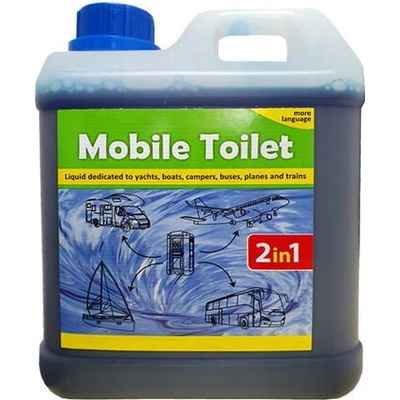 AgaChem chémia pre mobilné a suché toalety 2v1 2 l