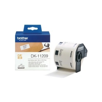 BROTHER TZEFX221 cierne pismo/biela paska FLEXIBLE ID, 9mm