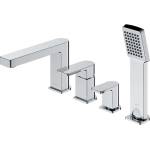 Omnires Baretti - Смесител на ръба на ваната, монтаж на 4 дупки, хром BA7832CR (BA7832CR)