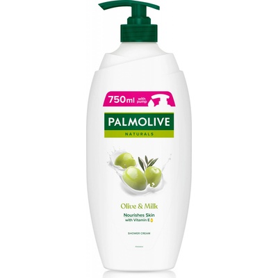 Palmolive Naturals Olive & Milk sprchový krém s pumpičkou 750 ml