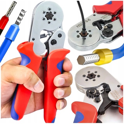 Lisovací kleště profiHOT ŠESTIHRANNÉ NA KABELY, KONEKTORY A DUTINKY, ROZSAH 0,25 mm2 - 6 mm2