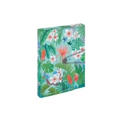Plastový box s gumičkou Herlitz Ladylike A4 PP Jungle