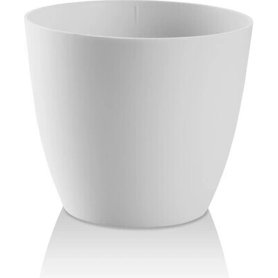 PLASTKON Kvetináč dekoračný ELLA 21cm, biely