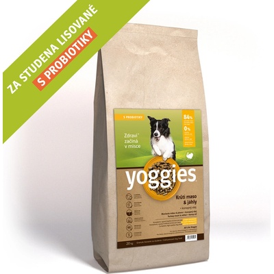 Yoggies mini Monoproteinové s krůtím masem a jáhly 2 kg