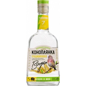 Коноплянка Водка Традиционна 40% 0.1 л