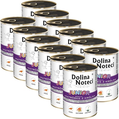 Dolina Noteci Долина Нотечи Премиум Джуниор Богат с Заешки Черен дроб 12 x 400 г