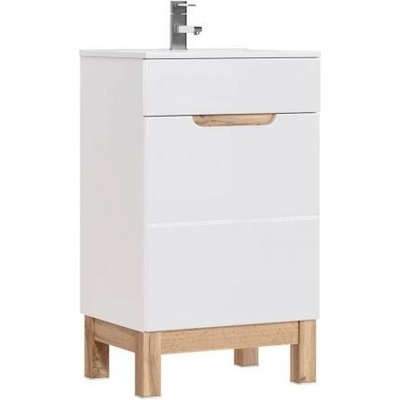 COMAD Skříňka pod umyvadlo 50cm 1 dvířka BALI bílá 5907611647493