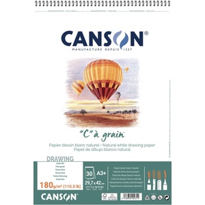 Canson Sp Càgrain Скицник 30 A3 180 g White (C400060625)