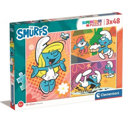 Clementoni Šmoulové 3x48 dielov