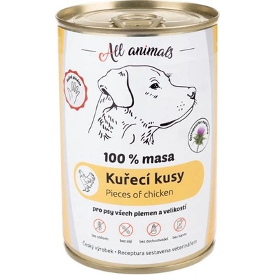All Animals DOG kuracie kúsky 400 g