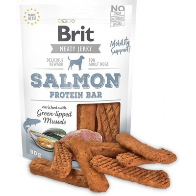 Brit Jerky Salmon Protein Bar 80 g – Zbozi.Blesk.cz