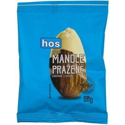 HOS Jádra mandlí loupaná pražená solená 60 g
