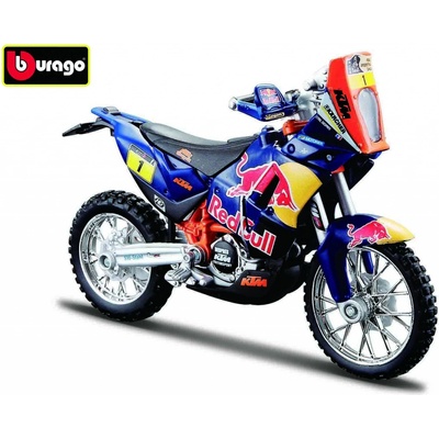 Bburago Motorka Bull KTM 450 SX F 2014 5 červená 1:18