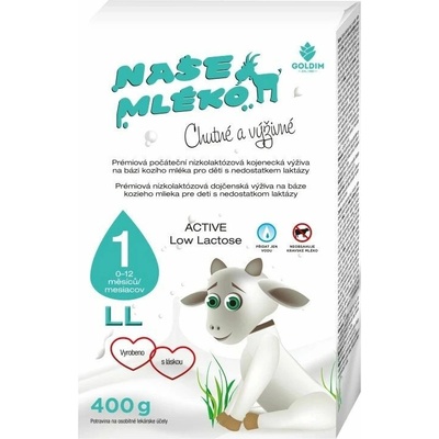 Goldim Naše Mléko LL Active 400 g