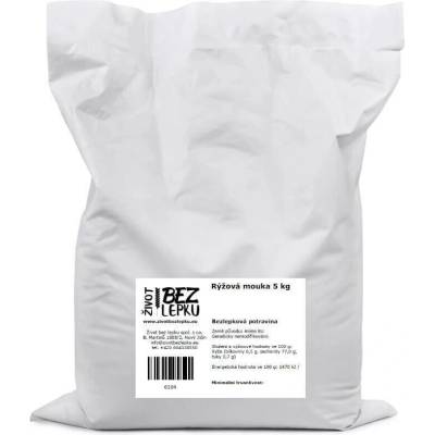 Život bez lepku Rýžová mouka polohrubá 5 kg