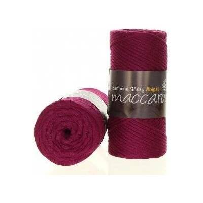 Maccaroni Bavlněné šňůry 3 mm fuchsiová 40