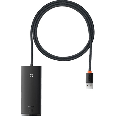 Baseus HUB USB Baseus WKQX030101 USB-A Lite series 4в1 черен (WKQX030101_VZ)