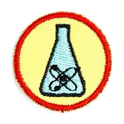 Odborka Chemik - červený