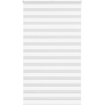 vidaXL Зеброва щора бял 120x200 см ширина на плата 115, 9 см полиестер (4014785)