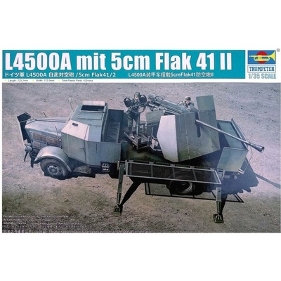 Trumpeter slepovací model L4500A mit Flak 41 II 1:35