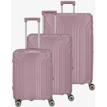 Travelite Комплект от три дамски куфара за пътуване в розово Travelite Elvaa 4w S, M, L Rosé Travelite | Rozov | ЖЕНИ | ЕДИН РАЗМЕР
