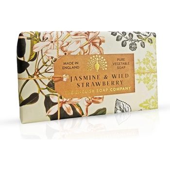 The English Soap Company ЛУКСОЗЕН САПУН ЗА РЪЦЕ И ТЯЛО - ЖАСМИН И ДИВА ЯГОДА ANNIVERSARY JASMINE & WILD-STRAWBERRY SAOP 190g