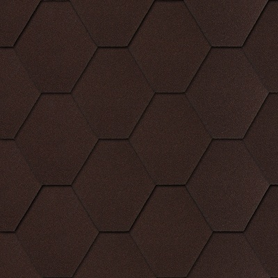 Matizol Uni Strong Hexagonal hnědá 3 m²