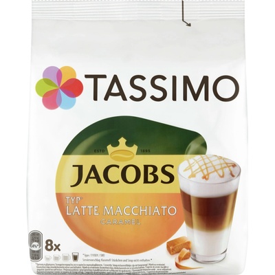 TASSIMO Latte Macchiato Caramel 8 x 7 g + 26,5 g