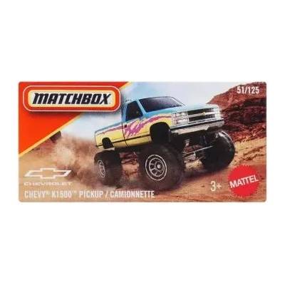 Mattel Matchbox: Малка кола в хартиена кутия - пикап Chevy K1500