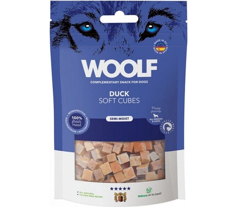 Woolf Soft Cubes Duck 100 g
