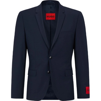 Image 1 of Hugo Сако Hugo Men's Tailored Fit Blazer - Dark Blue 405
