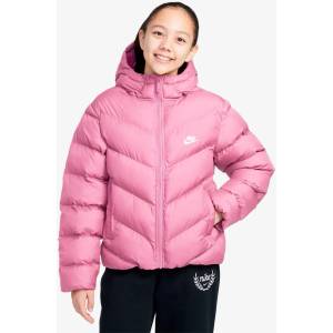 Nike Детско синтетично яке Nike Kid's NSW Therma Fit All Day Puffer Synthetic jacket - Pink Rise / White (703-7970-0312)