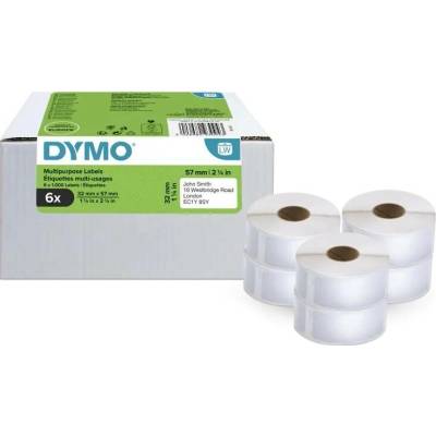Štítky Dymo LW Standard - nepermanentní, 32x57 (6x1000ks) PROMO