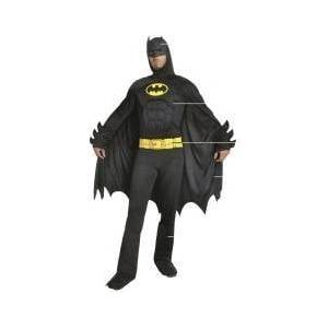 BigBuy Carnival Маскировъчен костюм за възрастни Черен Batman Размер L
