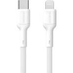 Dudao Кабел за зареждане Dudao L9X USB-C / Lightning 30W - Бял / 2m KP41407