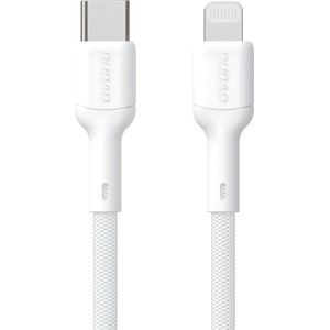 Dudao Кабел за зареждане Dudao L9X USB-C / Lightning 30W - Бял / 2m KP41407