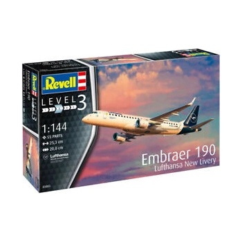 Revell Сглобяем модел Revell - Самолет Airbus, Луфтханза 190 (R03883)