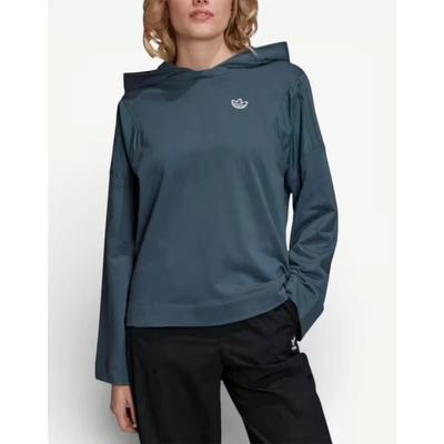 Adidas Originals Solid Logo Hoodie Blue