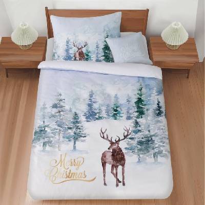 Sconto obliečky LESNÝ POKOJ biela 40x40 70x90 140x200