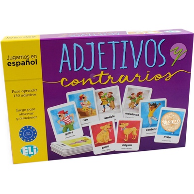 ELi Publishing Образователна игра Eli Adjetivos y contrarios (Испански език) (KLAB8882)