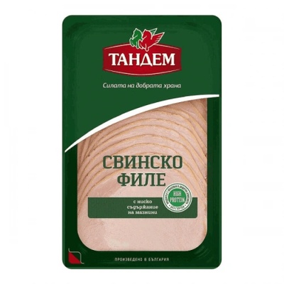 Тандем-В Свинско филе пушено Тандем слайс 160гр